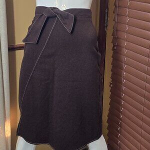 CO-OP Brown A-Line Skirt.  Size 4-6